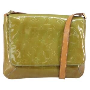 LOUIS VUITTON Monogram Vernis Thompson Street Bag Baby Blue M91009 Auth 161062